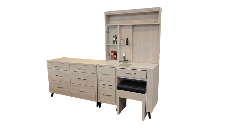 雅典化妝台含椅